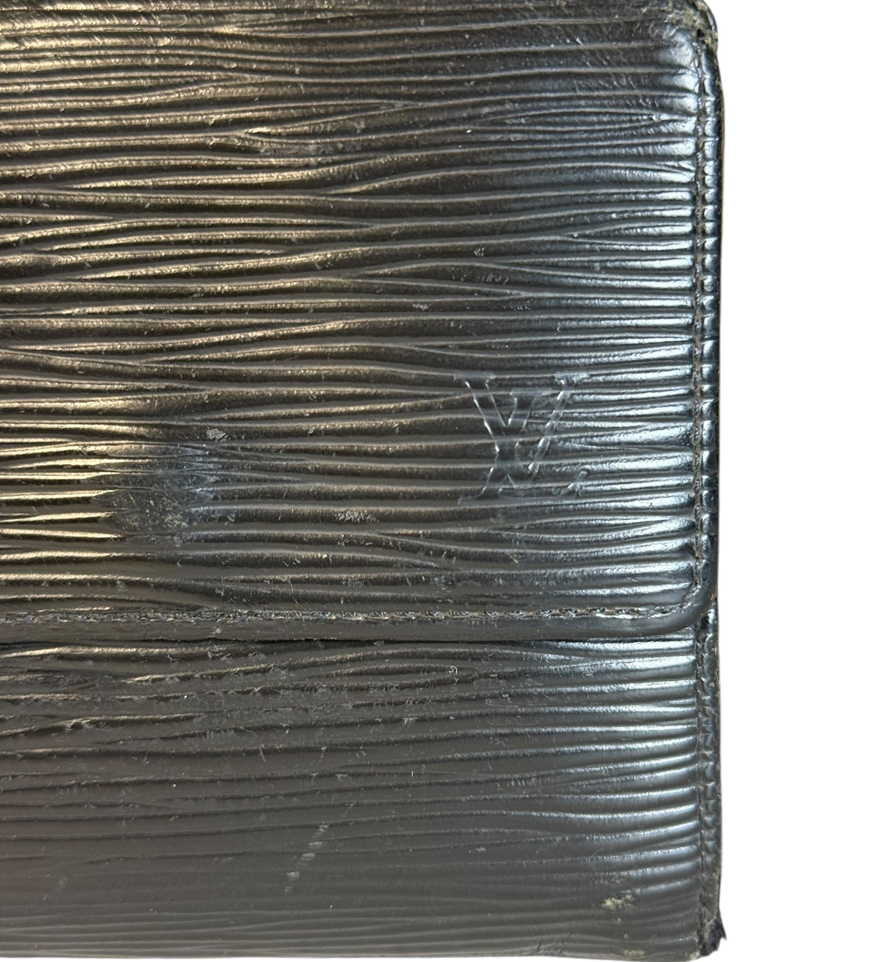 Louis Vuitton Epi Noir Compact Wallet