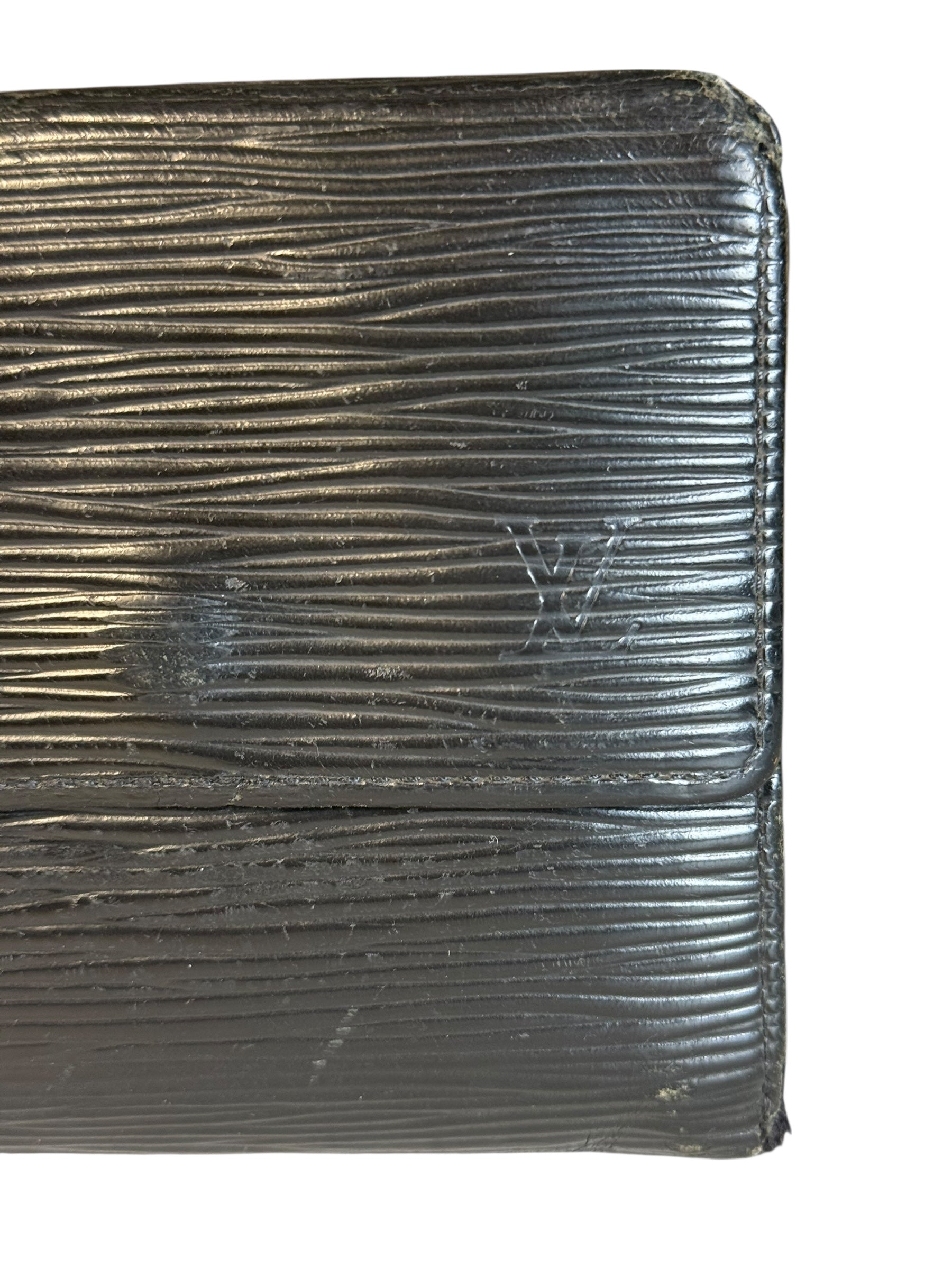 Louis Vuitton Epi Noir Compact Wallet