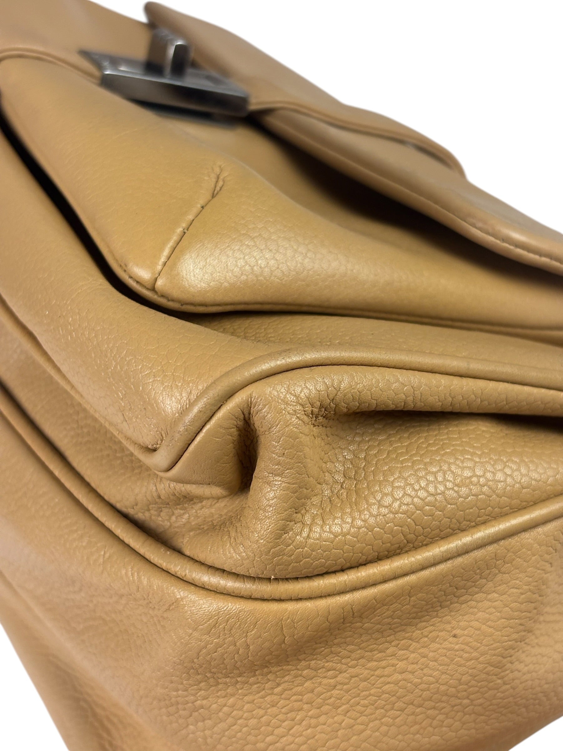 Chanel Beige Leather Reissue Accordion Shoulder Bag 2003