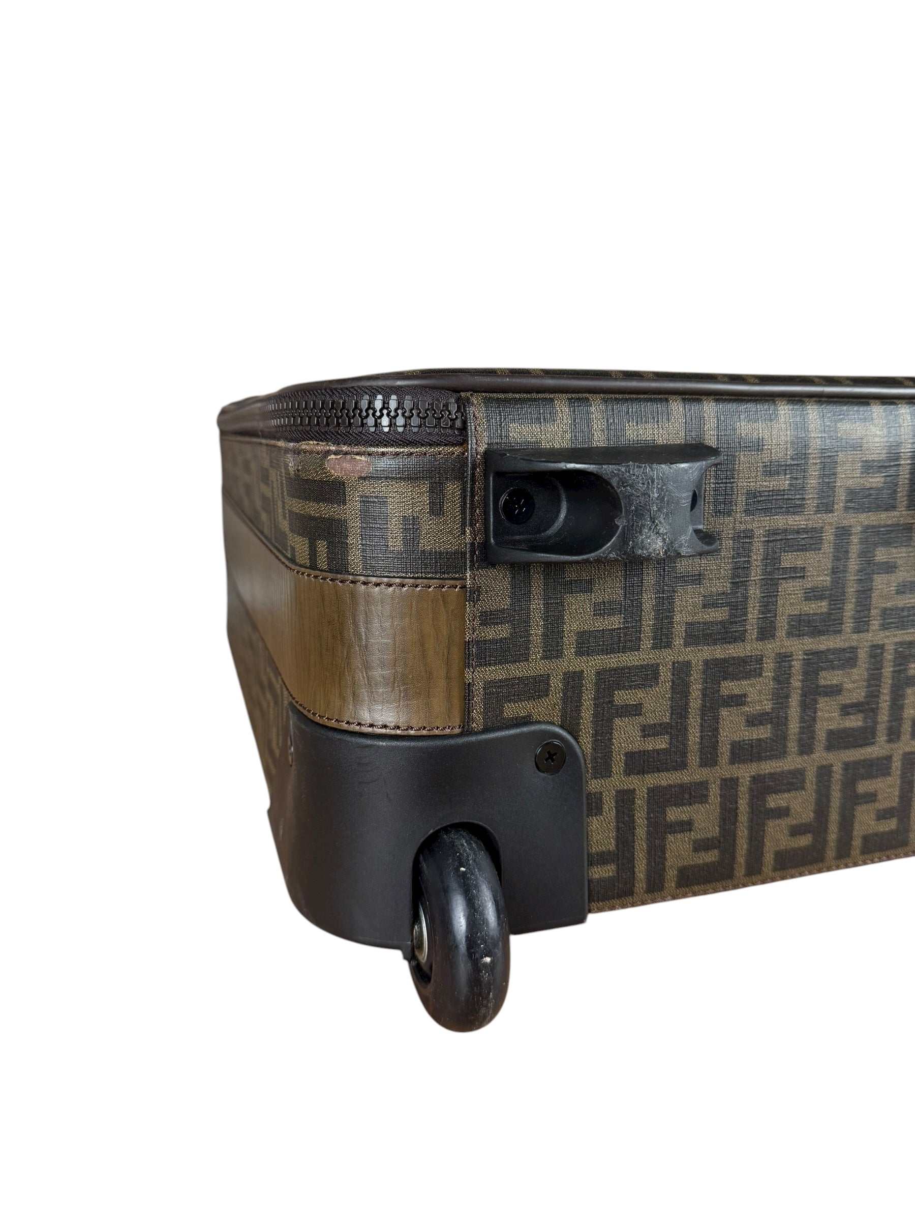 Fendi Vintage Zucca Coated Roller Luggage