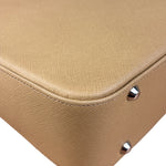Burberry Vintage Saffiano Leather Flap Shoulder Bag