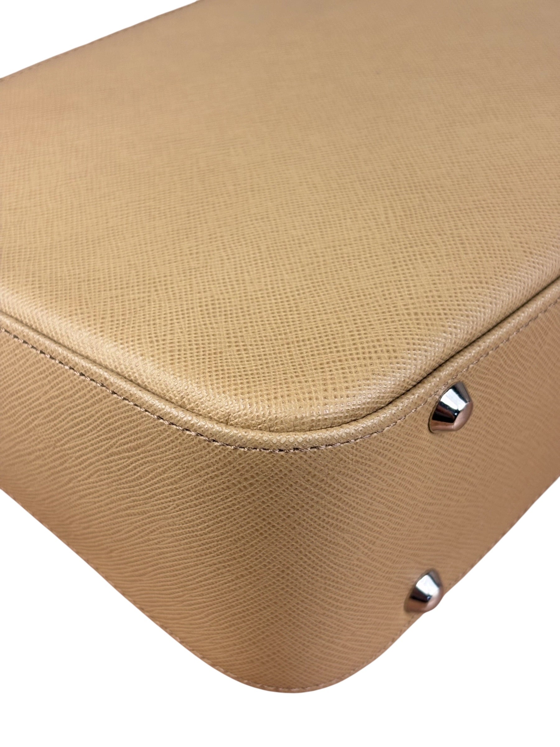 Burberry Vintage Saffiano Leather Flap Shoulder Bag