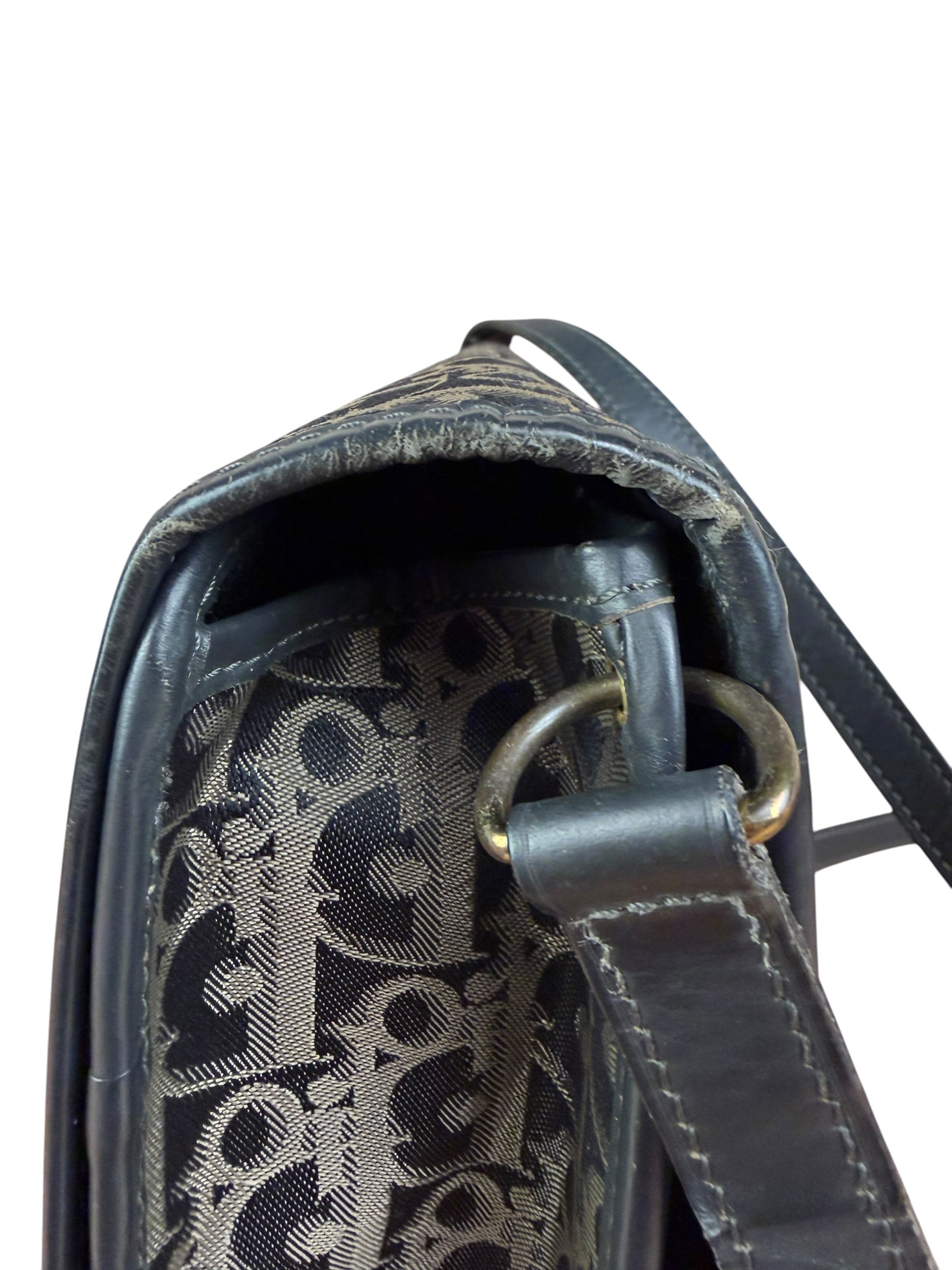 Christian Dior Vintage Monogram Trotter Messenger Bag