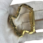 Fendi 730-L Gold Played Champagne Dial Tank