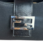 Fendi Black Neoprene Baguette