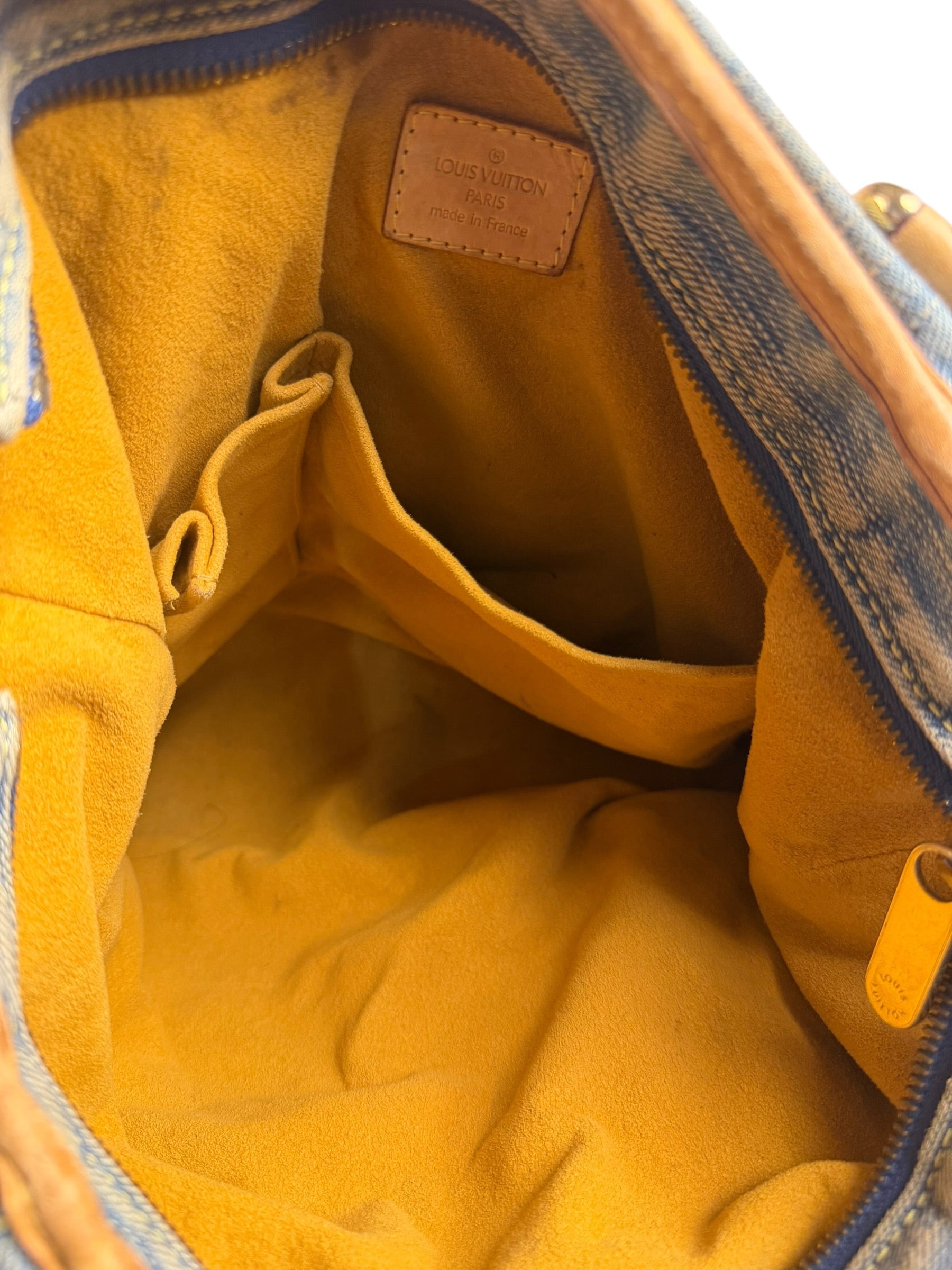 Louis Vuitton Blue Denim Monogram Neo Cabby Two-Way Bag MM