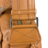 Christian Dior Vintage Tan Brown Leather Flight Medium