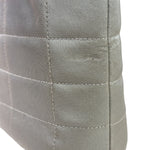 Chanel Silver Nylon Quilted Vintage Mini Chocolate Bar Tote 1997