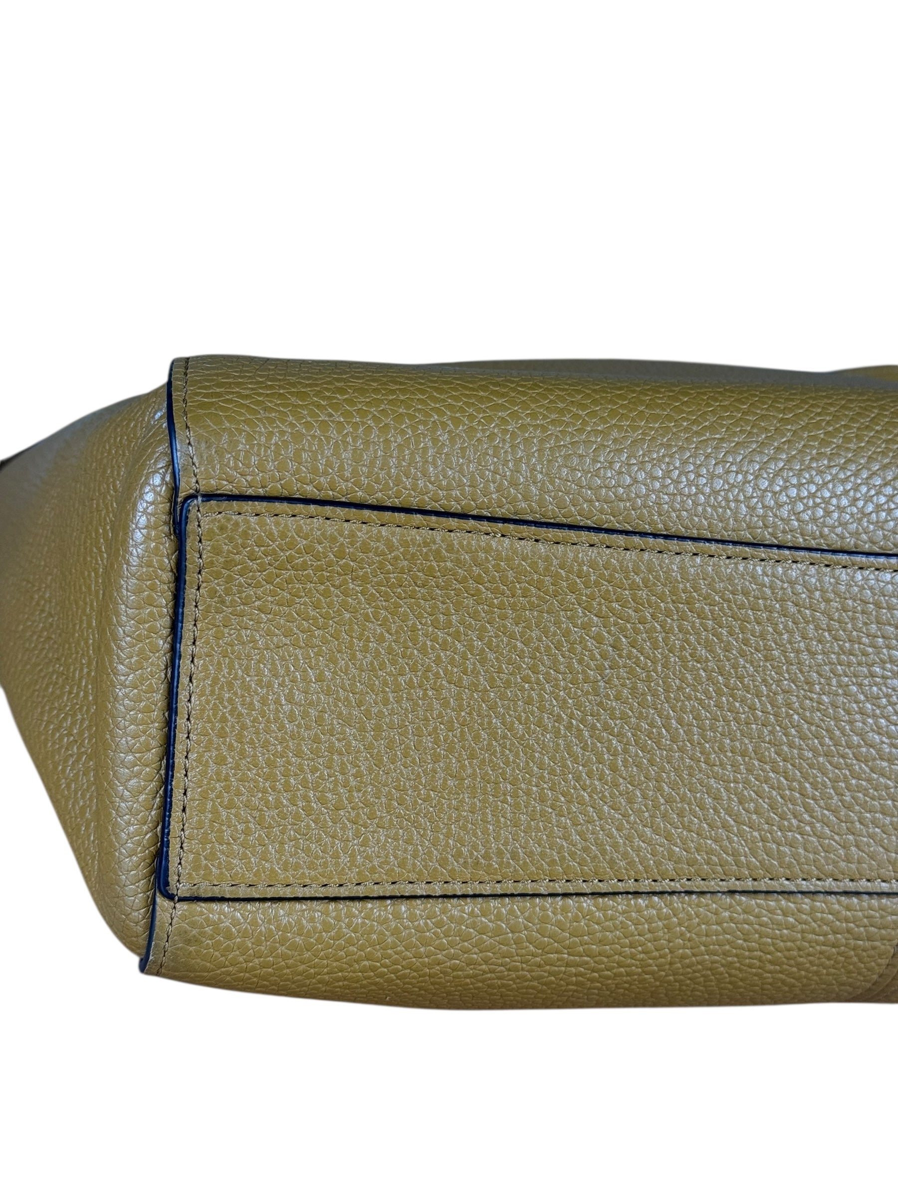 Coach Orange Leather Shoulder Bag