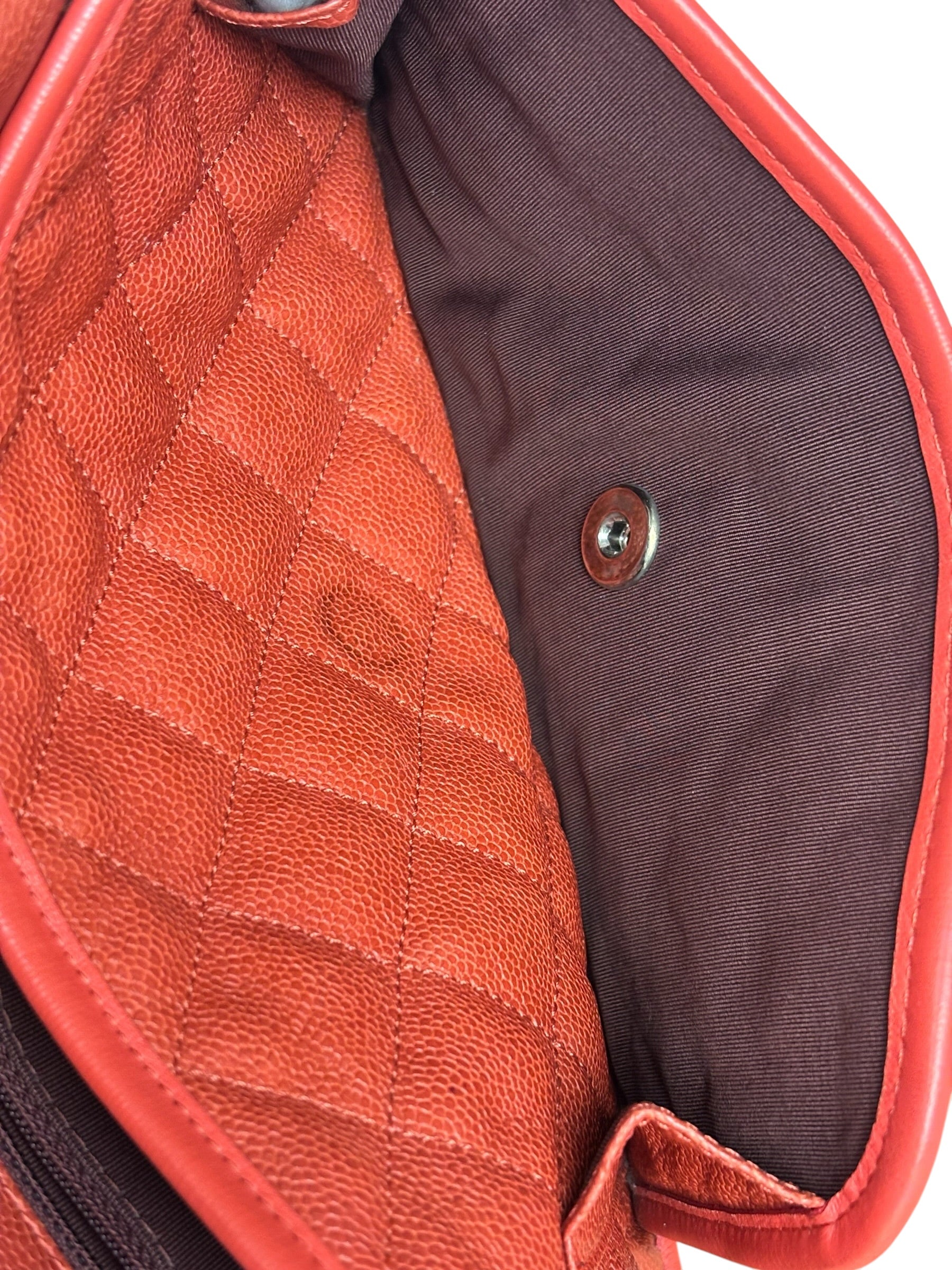 Chanel French Riviera Caviar Quilted Flap Bag Sunset 2011