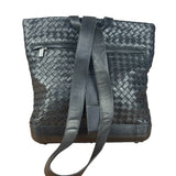 Bottega Veneta Black Intrecciato weave Shoulder bag