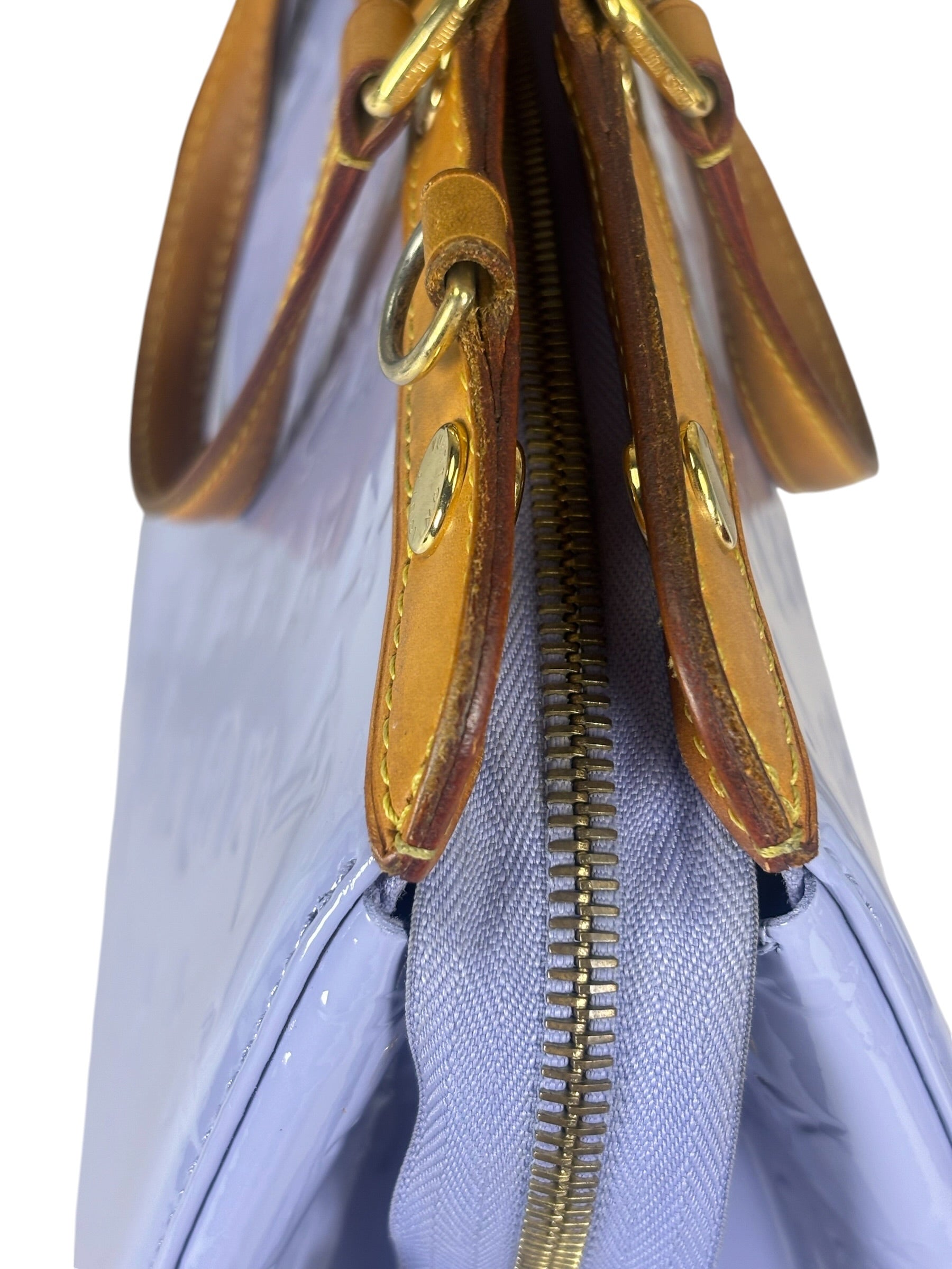 Louis Vuitton Purple Vernis Brea Two-Way Bag