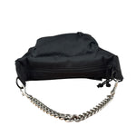 Balenciaga Black Nylon Chain Shoulder Bag