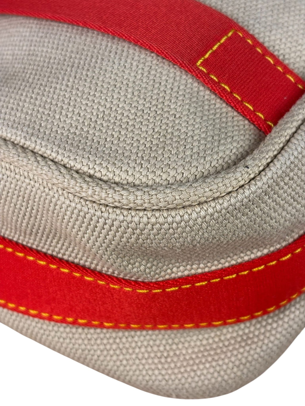 Louis Vuitton Tan/Red Canvas Antigua Besace Messenger Bag PM