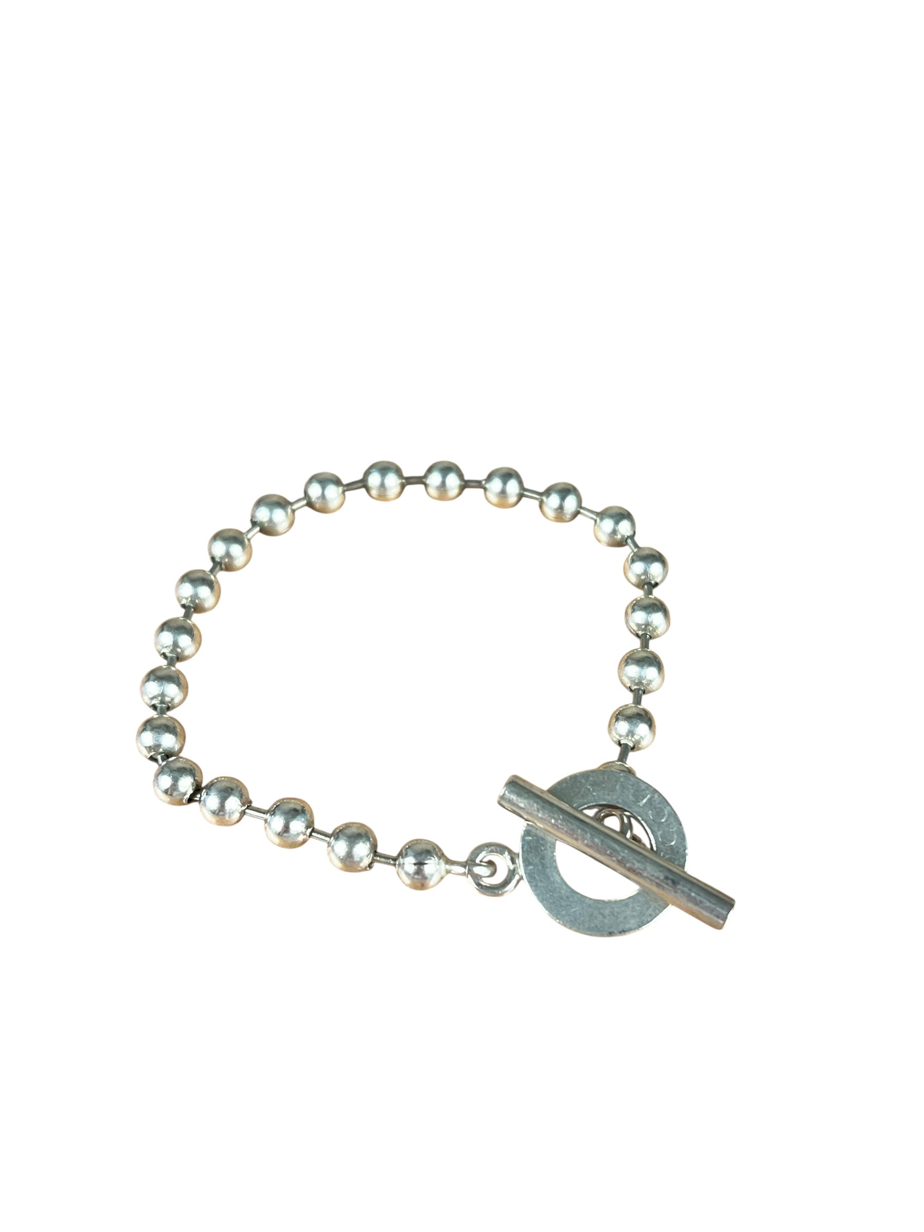 Gucci Vintage Ball Chain Silver Bracelet