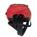Coach Red Pebbled Mini Charlie Backpack