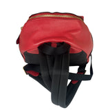Coach Red Pebbled Mini Charlie Backpack