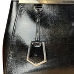 Fendi Black Patent Leather 2Jours Handbag