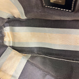 Fendi Vintage Navy Wave Buckle Pochette