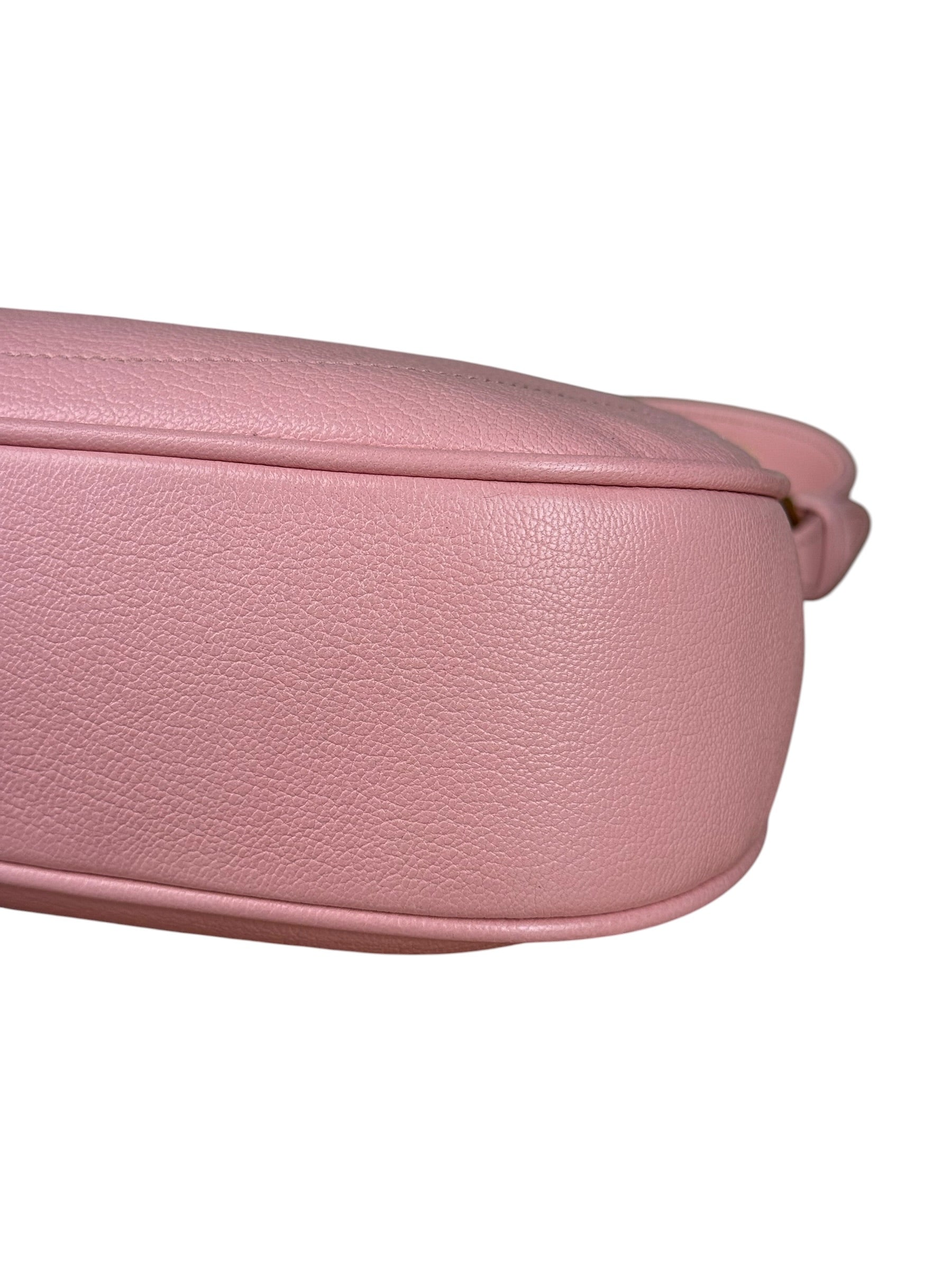 Gucci Pink Leather Aphrodite Shoulder Bag
