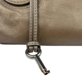 Chloe Bronze Leather Paddington Shoulder Bag