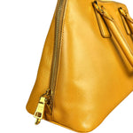 Prada Saffiano Promenade Handbag Mustard