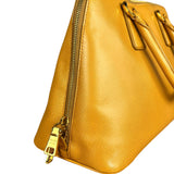Prada Saffiano Promenade Handbag Mustard