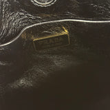 Prada Black Mini Bonnie Leather Shoulder Bag