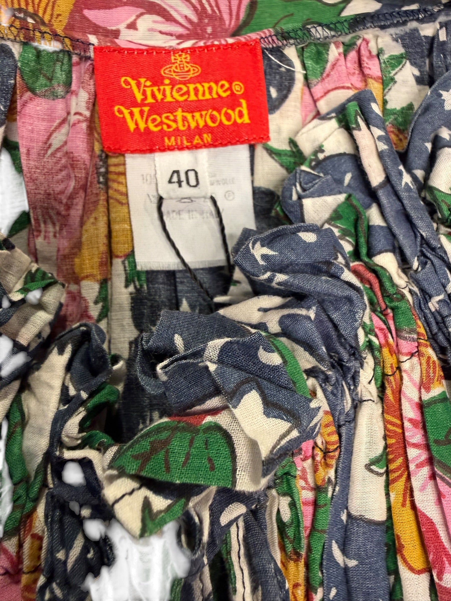 Vivienne Westwood Printed Cotton Dress