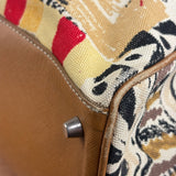 Prada Vintage Limited Edition Venetian Scene Canvas Tote Bag