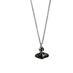 Vivienne Westwood Silver 3D Globe Necklace