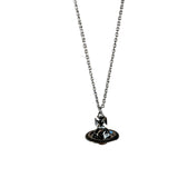 Vivienne Westwood Silver 3D Globe Necklace
