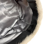 Vintage Clip-in Grey Fur Hat