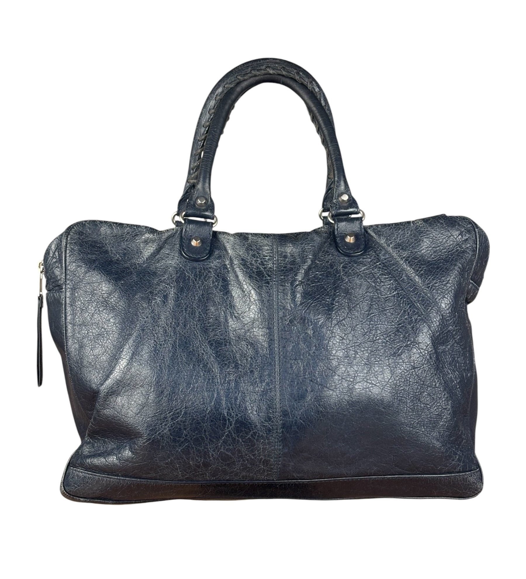 Balenciaga Navy Motocross Classic Bridge Bag