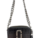 Marc Jacobs Croc Snapshot Crossbody Bag