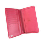 Chanel Pink Quilted Leather Lucky Symbols Long Wallet 2004