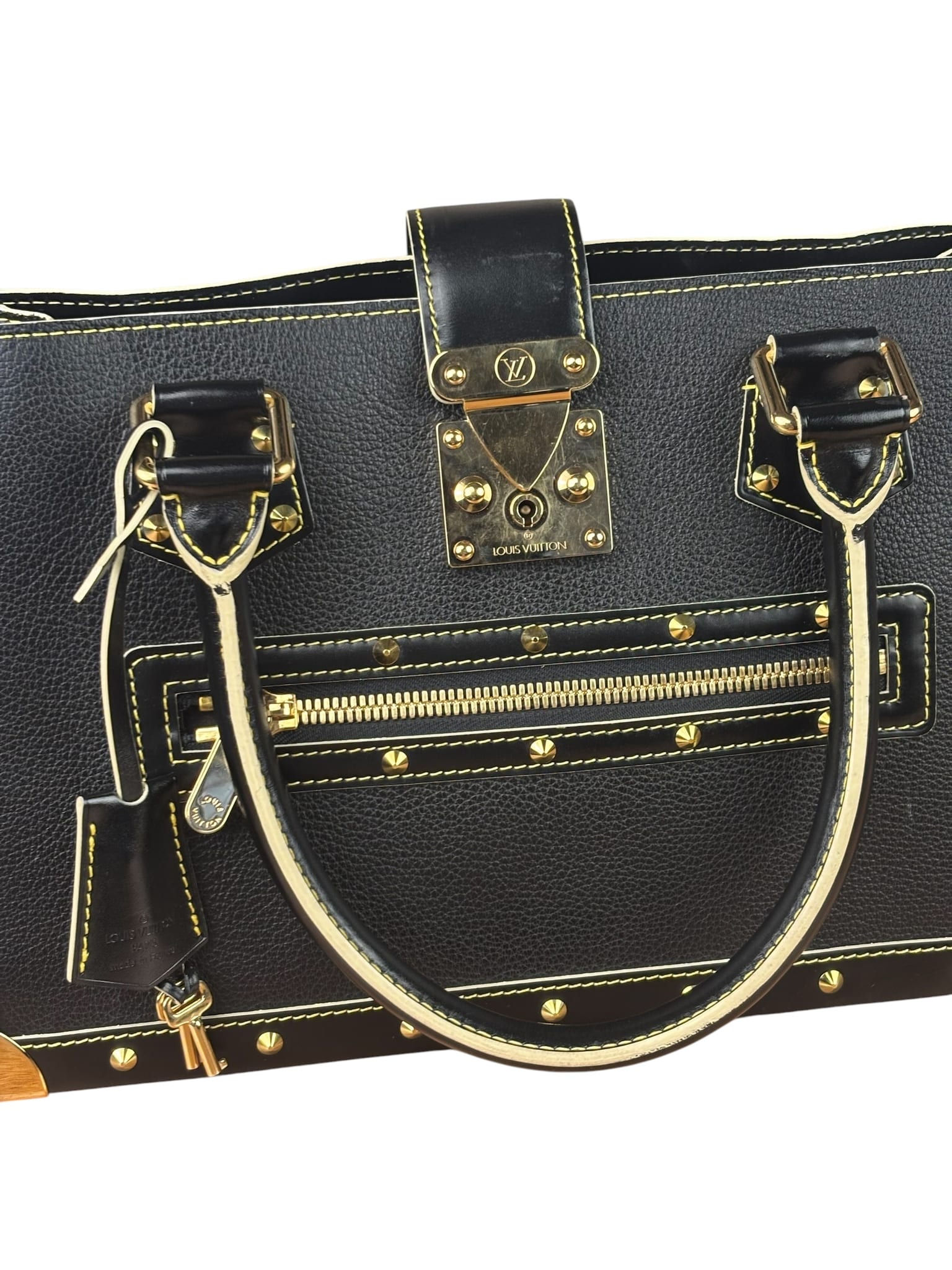 Louis Vuitton Black Goatskin Suhali Le Fabuleux Shoulder Bag