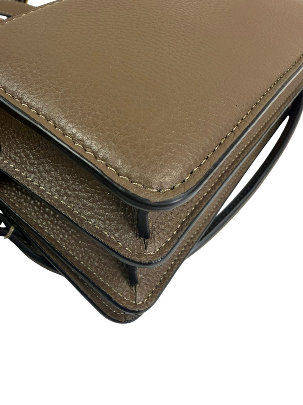 Coach Taupe Leather Tabby Two-Way Bag