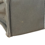 Hermes Grey Canvas Fourre Tout GM