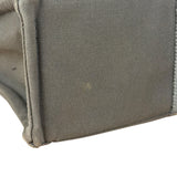 Hermes Grey Canvas Fourre Tout GM