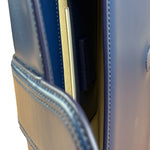 Jacquemus Navy Blue Leather Le Bambino Shoulder Bag