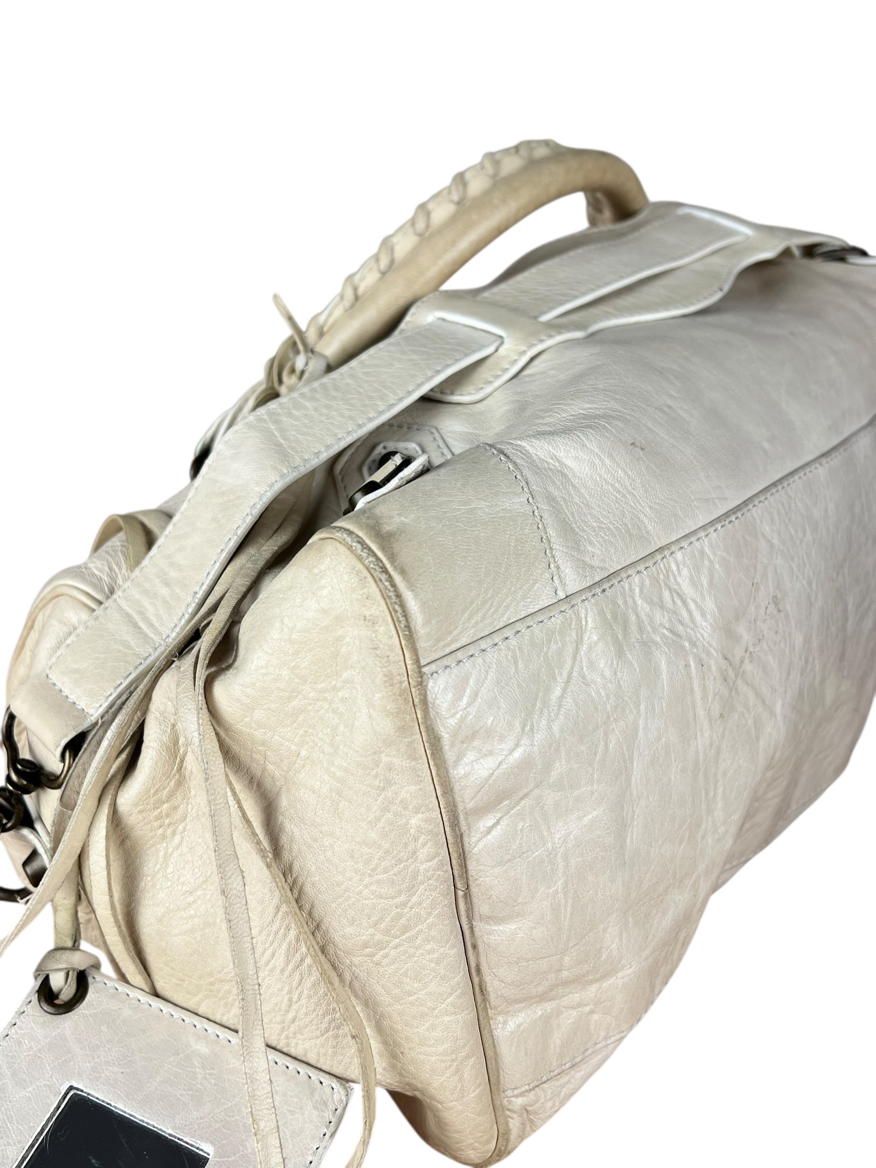Balenciaga Beige Twiggy Le City Bag