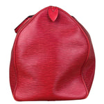 Louis Vuitton Red Epi Keepall Duffel Hand Bag