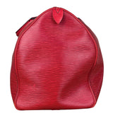 Louis Vuitton Red Epi Keepall Duffel Hand Bag