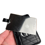 Christian Dior CD Quilted Compact Mirror w/ Holder
