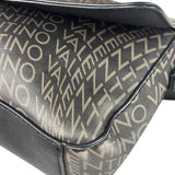 Valentino Black Leather Mario Spa Flap Bag