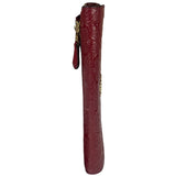 Coach Cherry Shimmery Red Long Flap Wallet