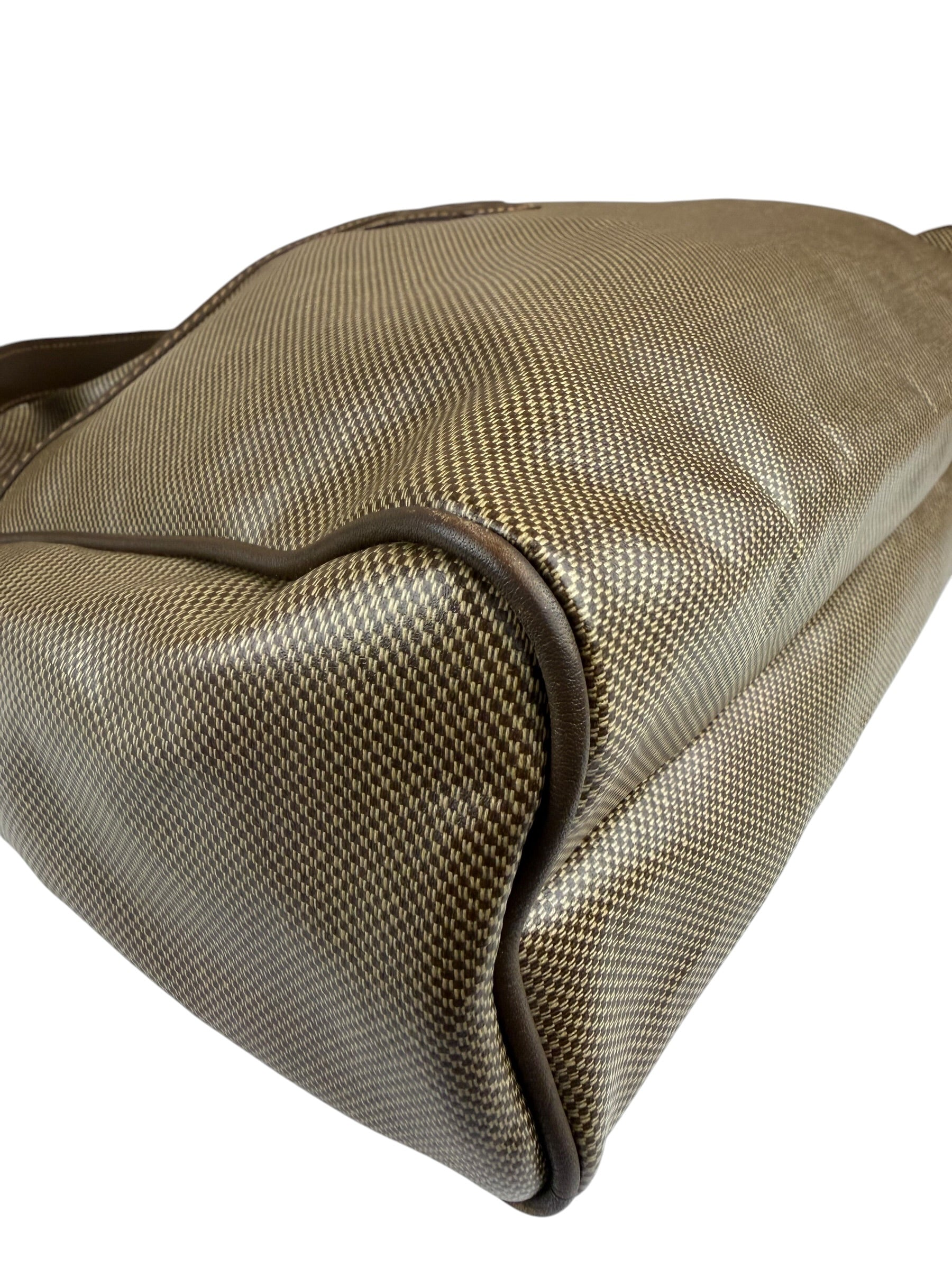 Celine Vintage Leather Shoulder Tote Bag