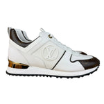 Louis Vuitton White/Brown Run Away Sneakers