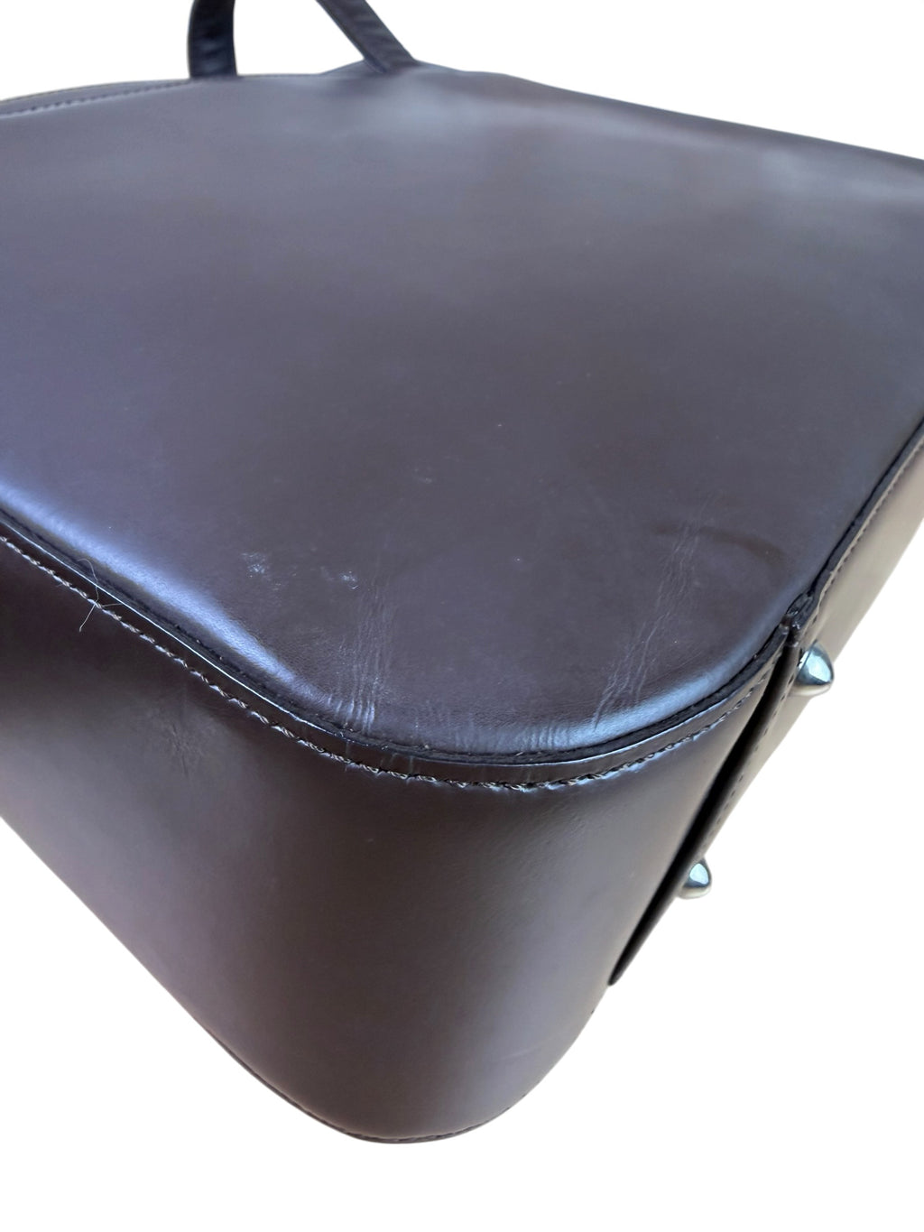 Burberry Brown Leather House Check Tote